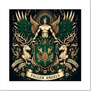 Fallen Angels coat of arms 3 Posters and Art